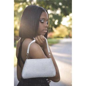 Rhinestone Clutch Purses for Women Bling Evening Bag